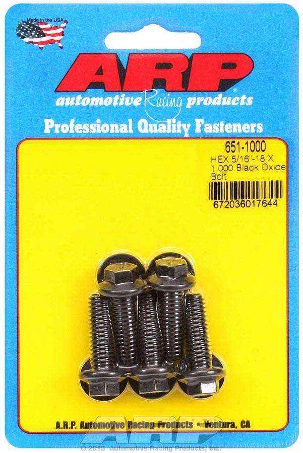 Kit de boulons - 6 pans (5) 5/16-18 x 1.000