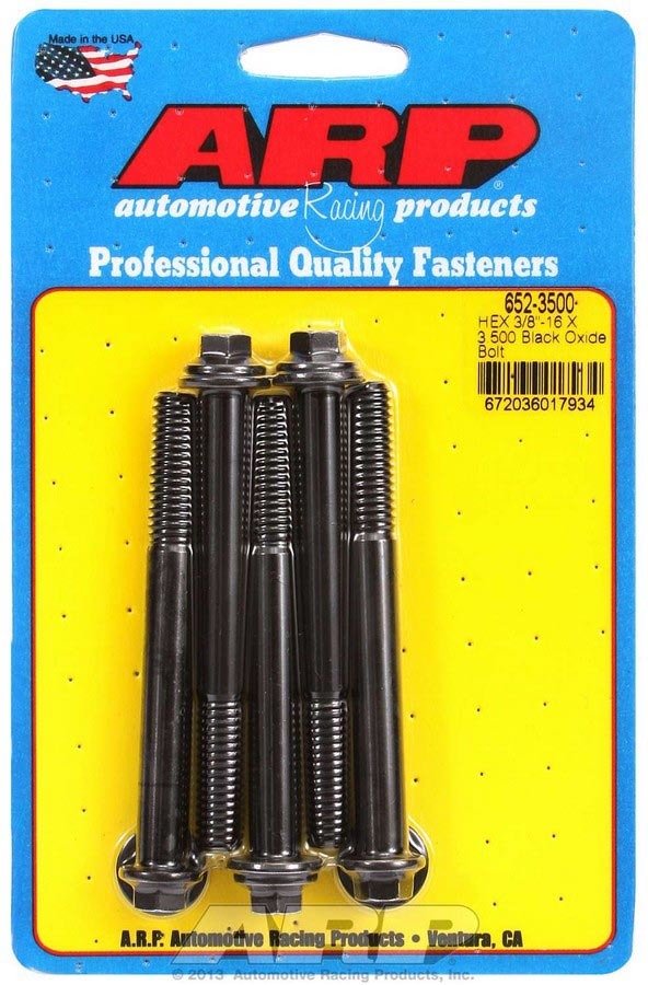 Kit de boulons - 6 pans (5) 3/8-16 x 3.500
