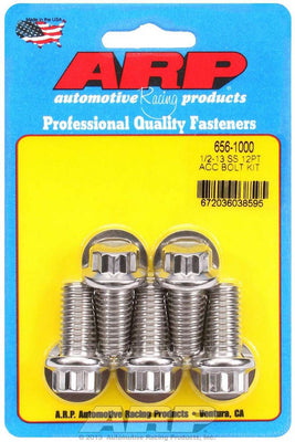 Kit de boulons en acier inoxydable - 12 pans (5) 1/2-13 x 1,000
