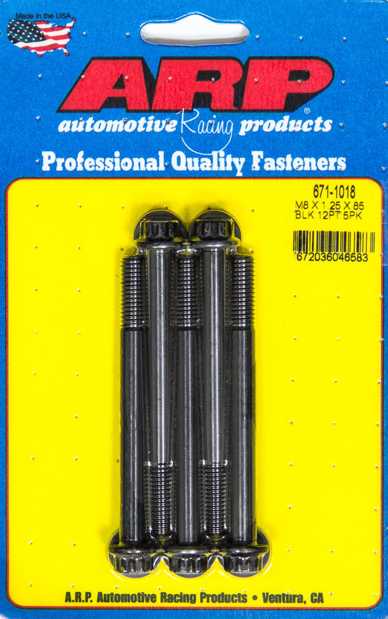 Kit de boulons - 12 pans (5) 8 mm x 1,25 x 85 mm