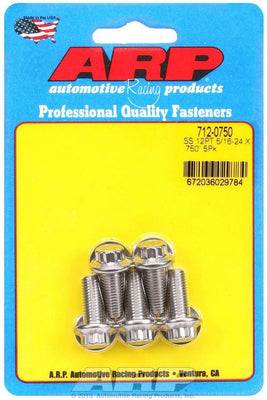 Kit de boulons S/S - 12 pans (5) 5/16-24 x .750
