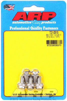 Kit de boulons S/S - 6 pans (5) 1/4-28 x 0,515