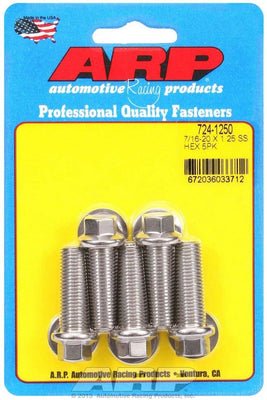 Kit de boulons I/N 6 pans 5 pces 7/16-20 x 1,250