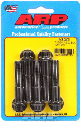 Kit de boulons 7/16-20 x 2.000 12 pans, paquet de 5
