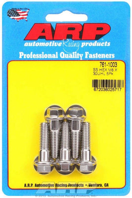 Kit de boulons en acier inoxydable - 6 pans (5) 8mm x 1.25 x 30