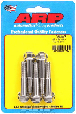 Kit de boulons - SS 6 pans 5 pièces 8mm x 1,25 x 45mm