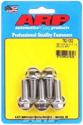 Kit de boulons en acier inoxydable - 6 pans (5) 10 mm x 1,5 x 25 mm