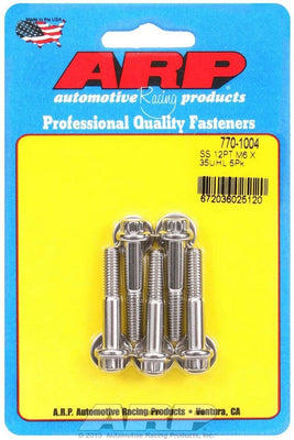 Kit de boulons en acier inoxydable – 12 pans (5) 6 mm x 1,00 x 35