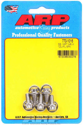 Kit de boulons S/S - 12 pans (5) 6 mm x 1,00 x 12
