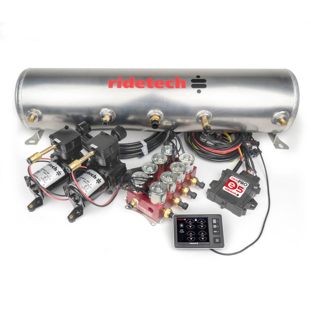 RidePro E5 Compresseur double 5 gallons Valves 3/8 po