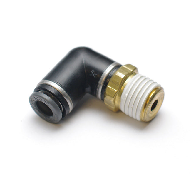 Raccord coudé orientable 1/4 NPT vers tuyau pneumatique 3/8