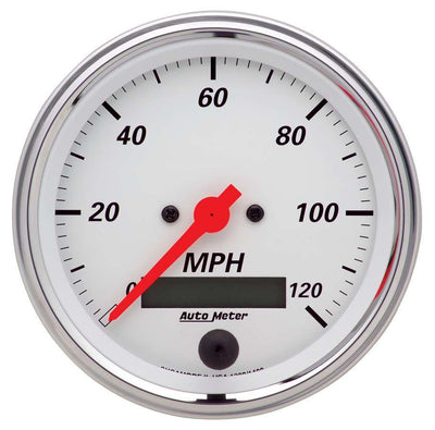 Compteur de vitesse Street Rod A/W 3-3/8 pouces