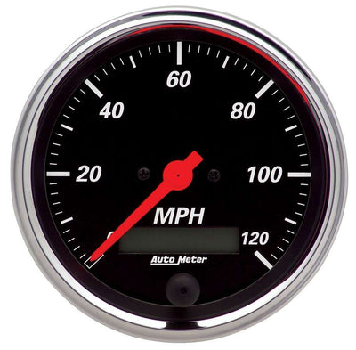 Compteur de vitesse Street Rod 3-3/8 pouces double affichage