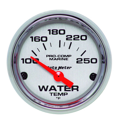 Indicateur de température d'eau 2-1/16, 100-250F P/C Marine