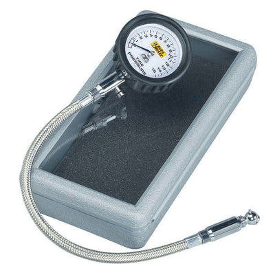 Manomètre de pression des pneus 0-15 PSI analogique avec soupape de purge