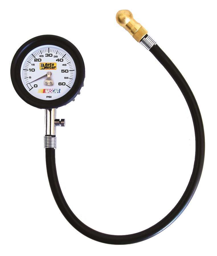 Manomètre de Pression des Pneus 0-60 PSI Analogique avec Purge
