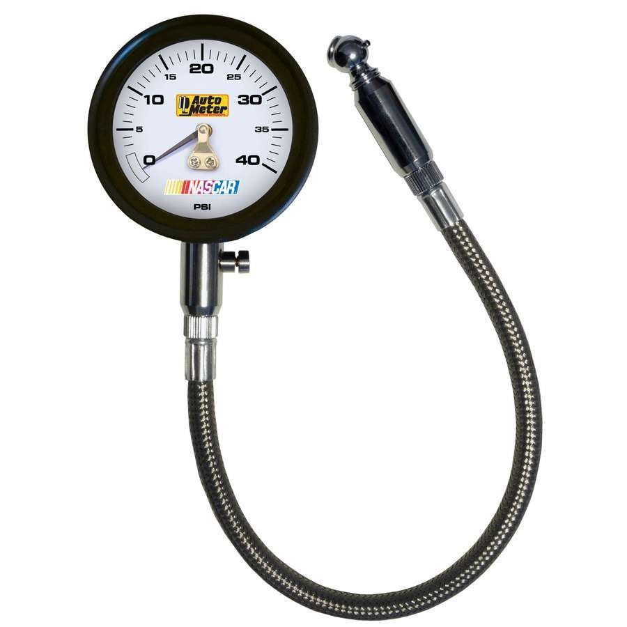 Manomètre de pression des pneus 0-40 PSI analogique avec soupape de dégonflage