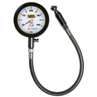 Manomètre de pression des pneus 0-40 PSI analogique avec soupape de dégonflage
