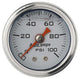 Manomètre 1-1/2" 0-100psi - Blanc