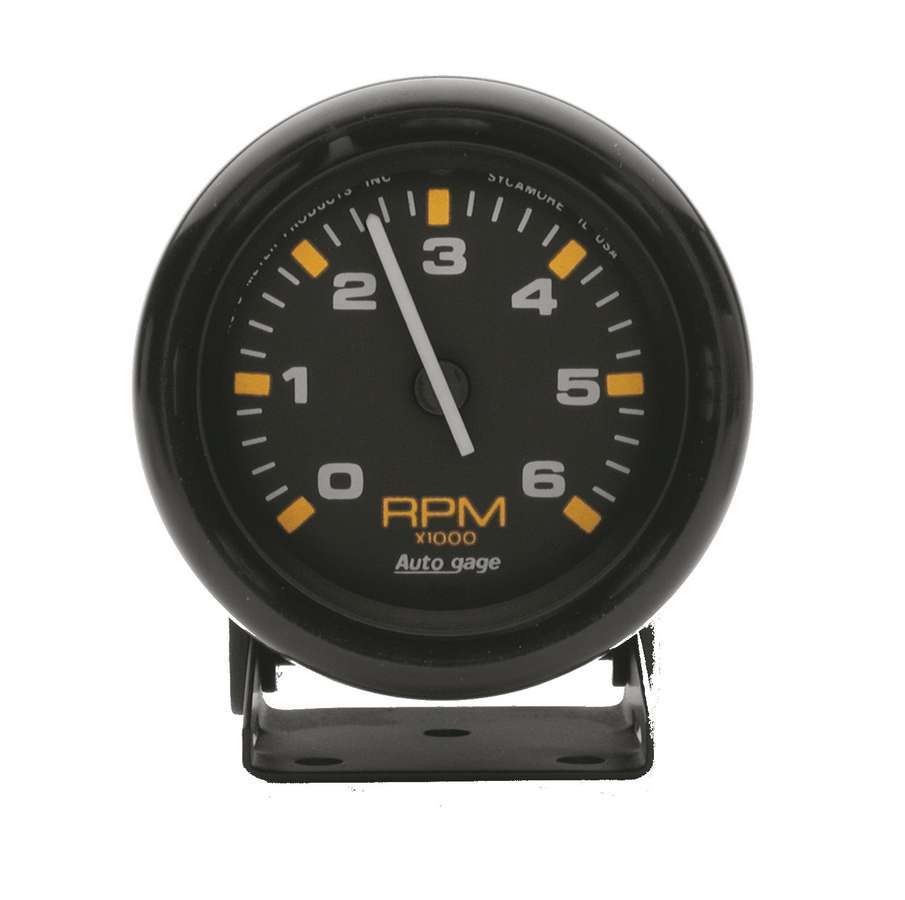 Mini-compte-tours noir 6 000 tr/min
