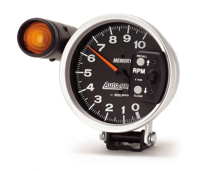 Compte-tours Monster Auto Gage 5 pouces avec éclairage et rappel de mémoire