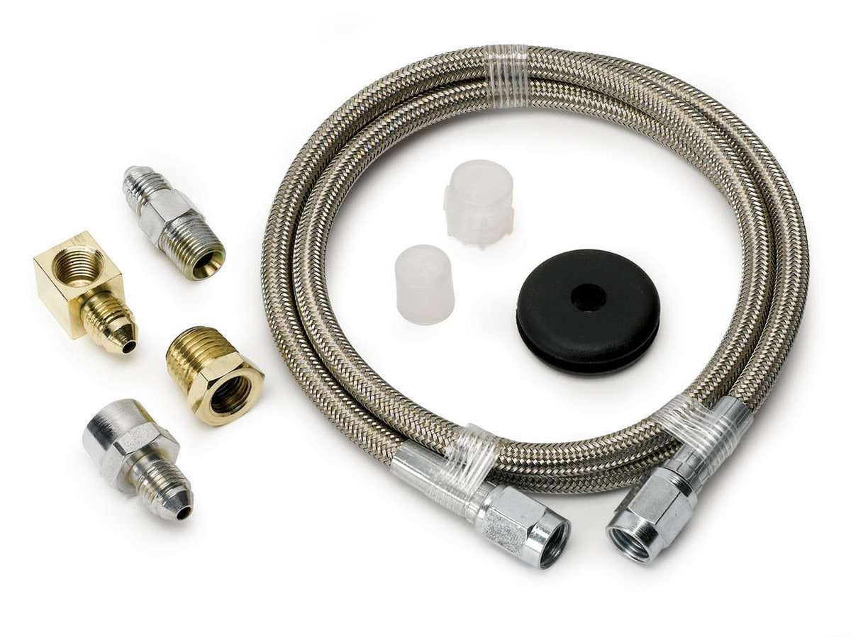 #Kit de tuyauterie en acier inoxydable de calibre 3 de 91 cm