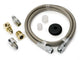 #Kit de tuyauterie en acier inoxydable de calibre 3 de 91 cm