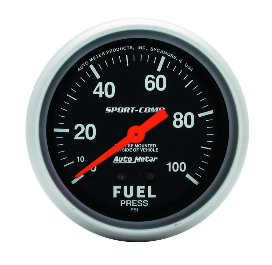 Manomètre de pression de carburant 0-100