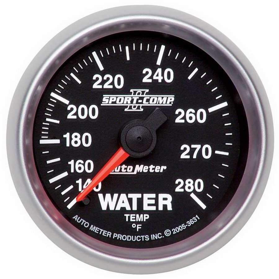Jauge de température d'eau S/C II 2-1/16 po 140-280