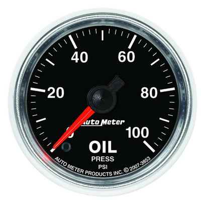 Manomètre de pression d'huile 2-1/16 GS - 0-100 psi