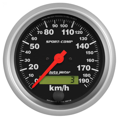 Compteur de vitesse 3-3/8 S/C 190 km/h - Électrique