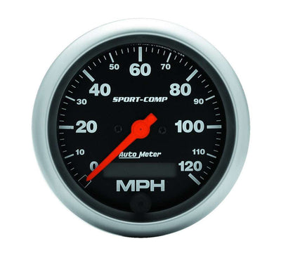Compteur de vitesse électrique Sport Comp. 3-3/8 po 120 mi/h