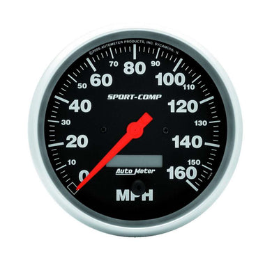 Compteur de vitesse électronique 5 pouces Sport Comp. 160 MPH