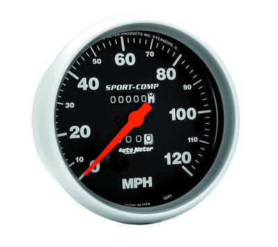 Compteur de vitesse 120 mph