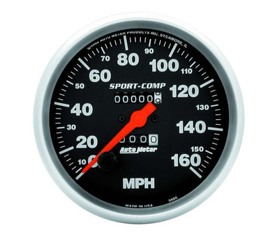 Compteur de vitesse Sport Comp 5 pouces 160 mph