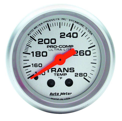 Jauge de température d'huile/transmission Ultra-Lite de 52 mm
