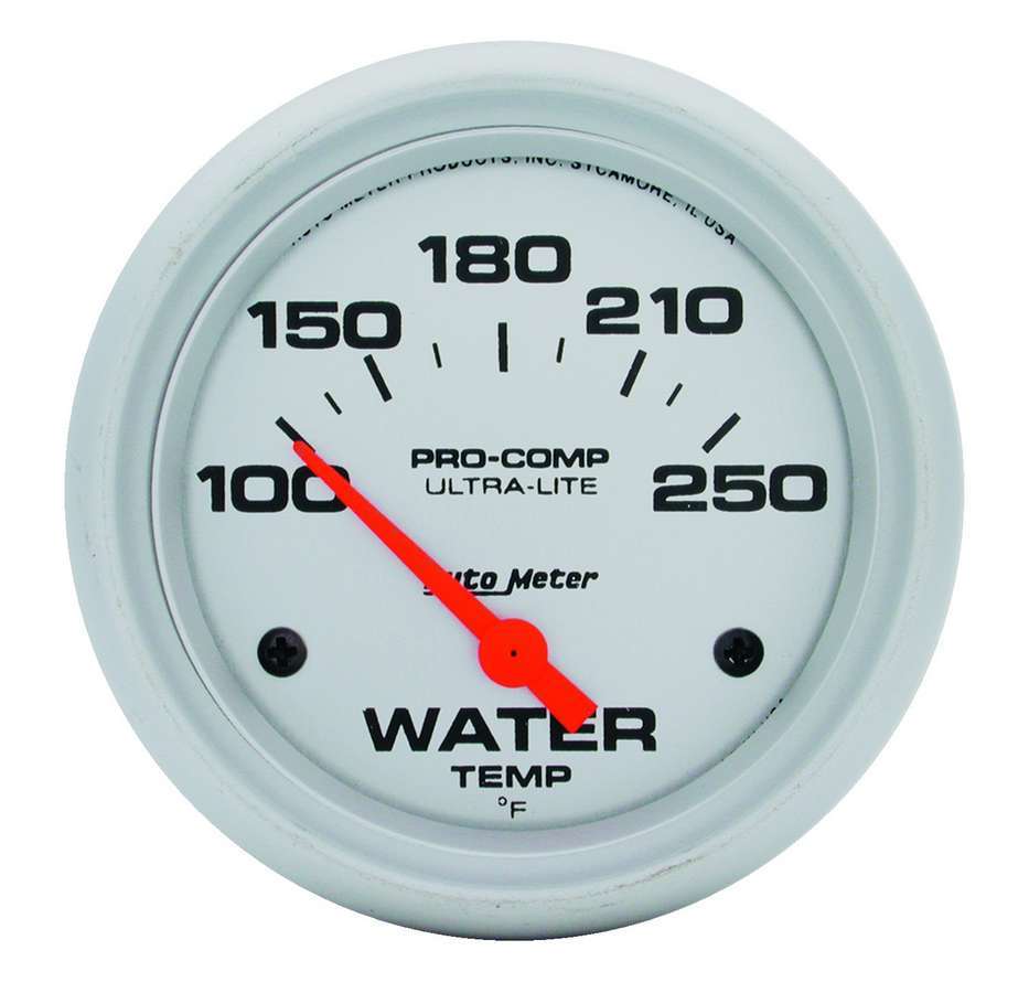 Température d'eau ultra-légère.