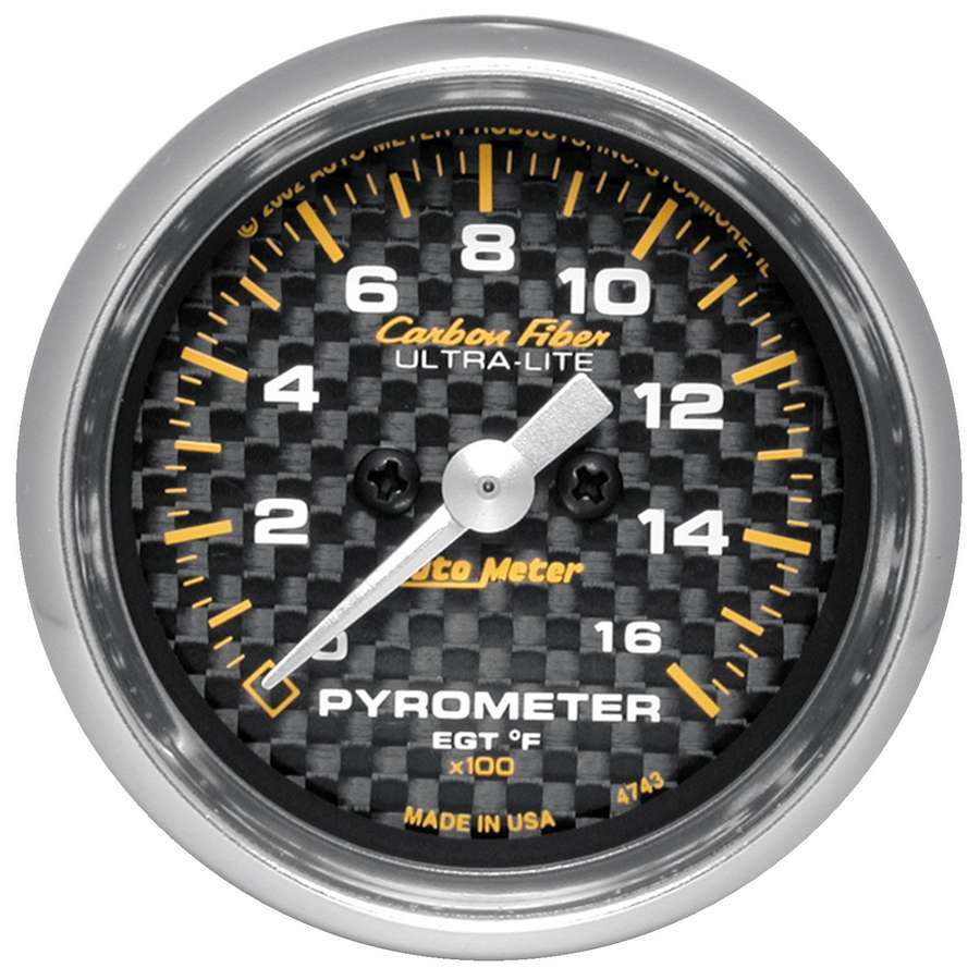 Pyromètre C/F 1600 degrés 2-1/16 po