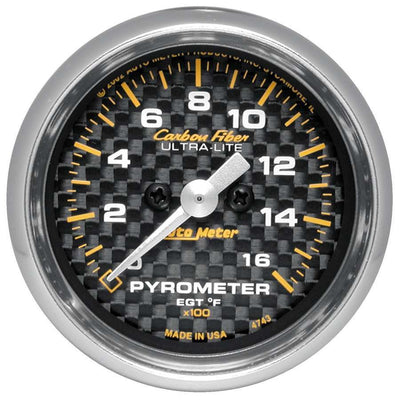 Pyromètre C/F 1600 degrés 2-1/16 po