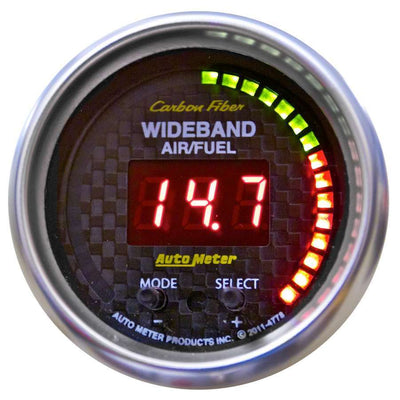 Jauge grand écran du rapport air/carburant 2-1/16