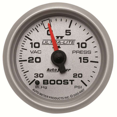 Manomètre de suralimentation/dépression U/L II 2-1/16 po, 30/20