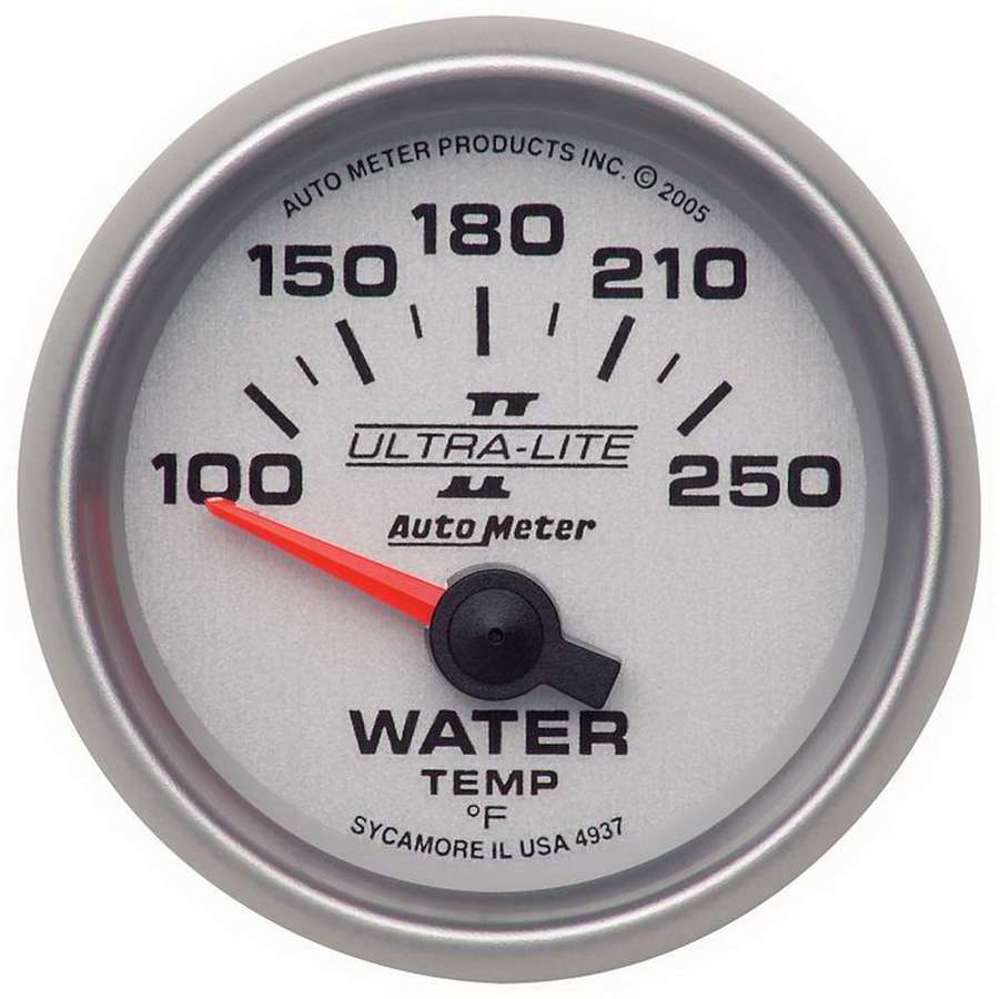 Jauge de température d'eau U/L II 100-250 de 2-1/16 po
