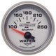 Jauge de température d'eau U/L II 100-250 de 2-1/16 po