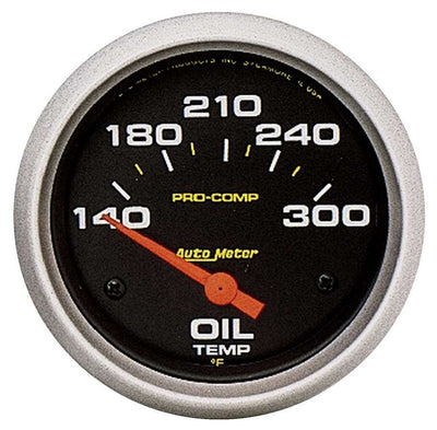 Pro-Comp 2-5/8 po Température d'huile 140-300 F. Électrique.