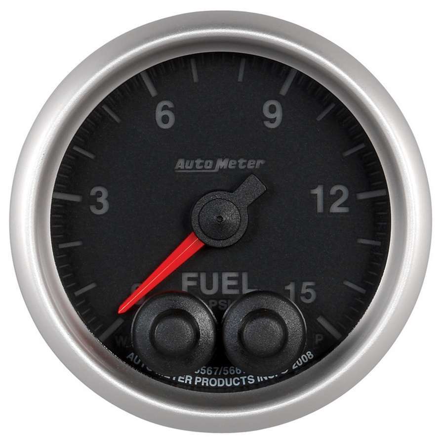 Jauge de pression de carburant 2-1/16 E/S - 0-15 psi