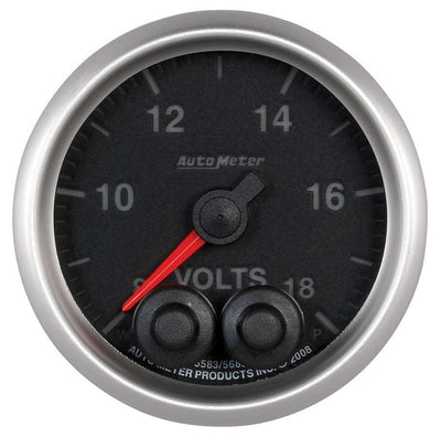 Jauge Voltmètre E/S 52 mm - 8-18 Volts