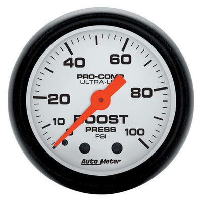 Manomètre de suralimentation P/S 2-1/16 po 0-100 psi