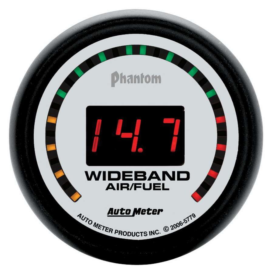 Jauge large bande du rapport air/carburant Phantom 2-1/16