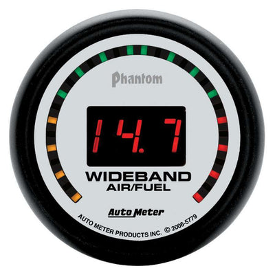 Jauge large bande du rapport air/carburant Phantom 2-1/16
