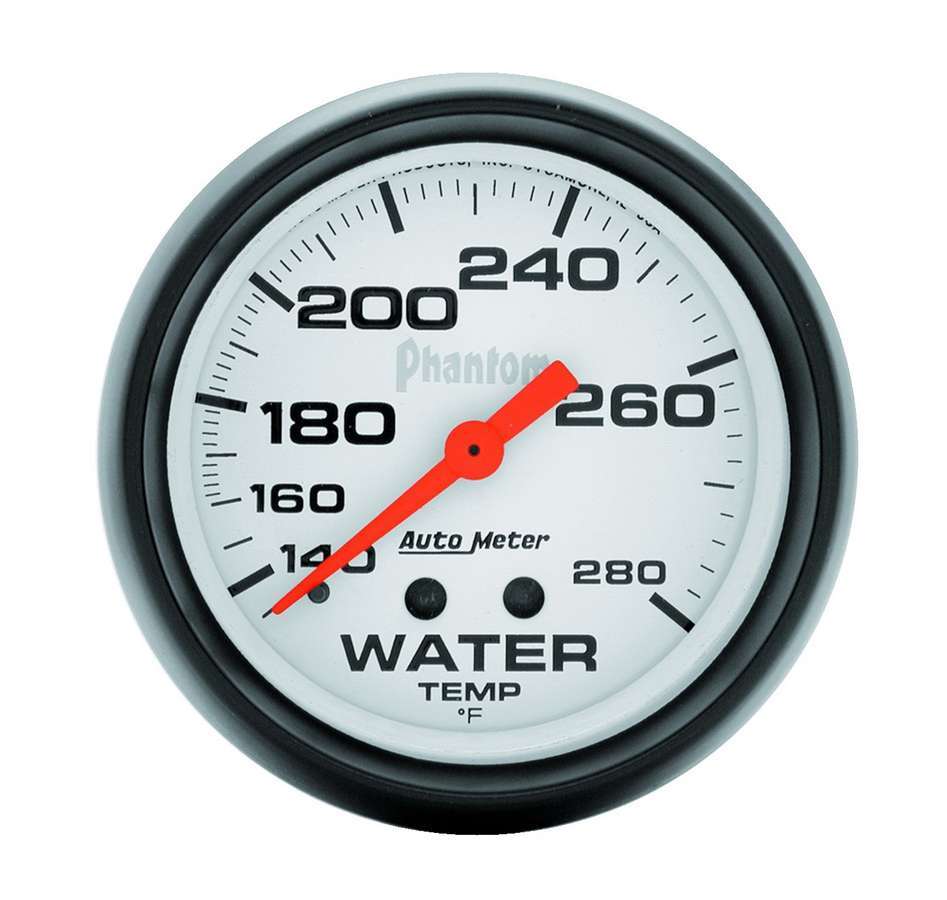 Manomètre de température d'eau Phantom 2-5/8 po 140-280